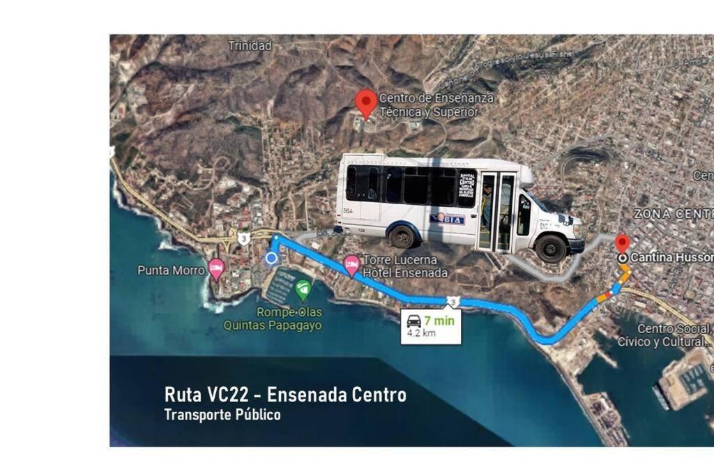 Estilo Californiano Villa Ensenada Bagian luar foto